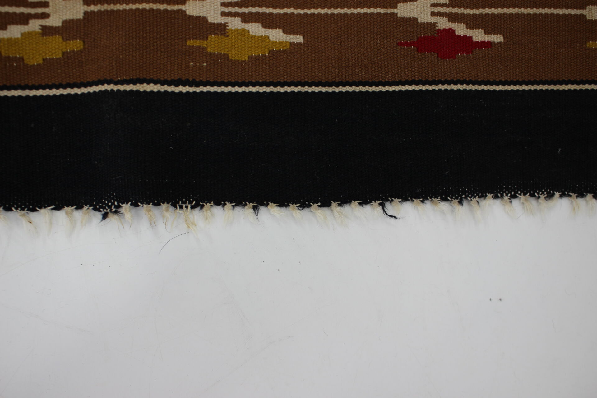 Tapis Kilim en laine des années 1960, Tchécoslovaquie
