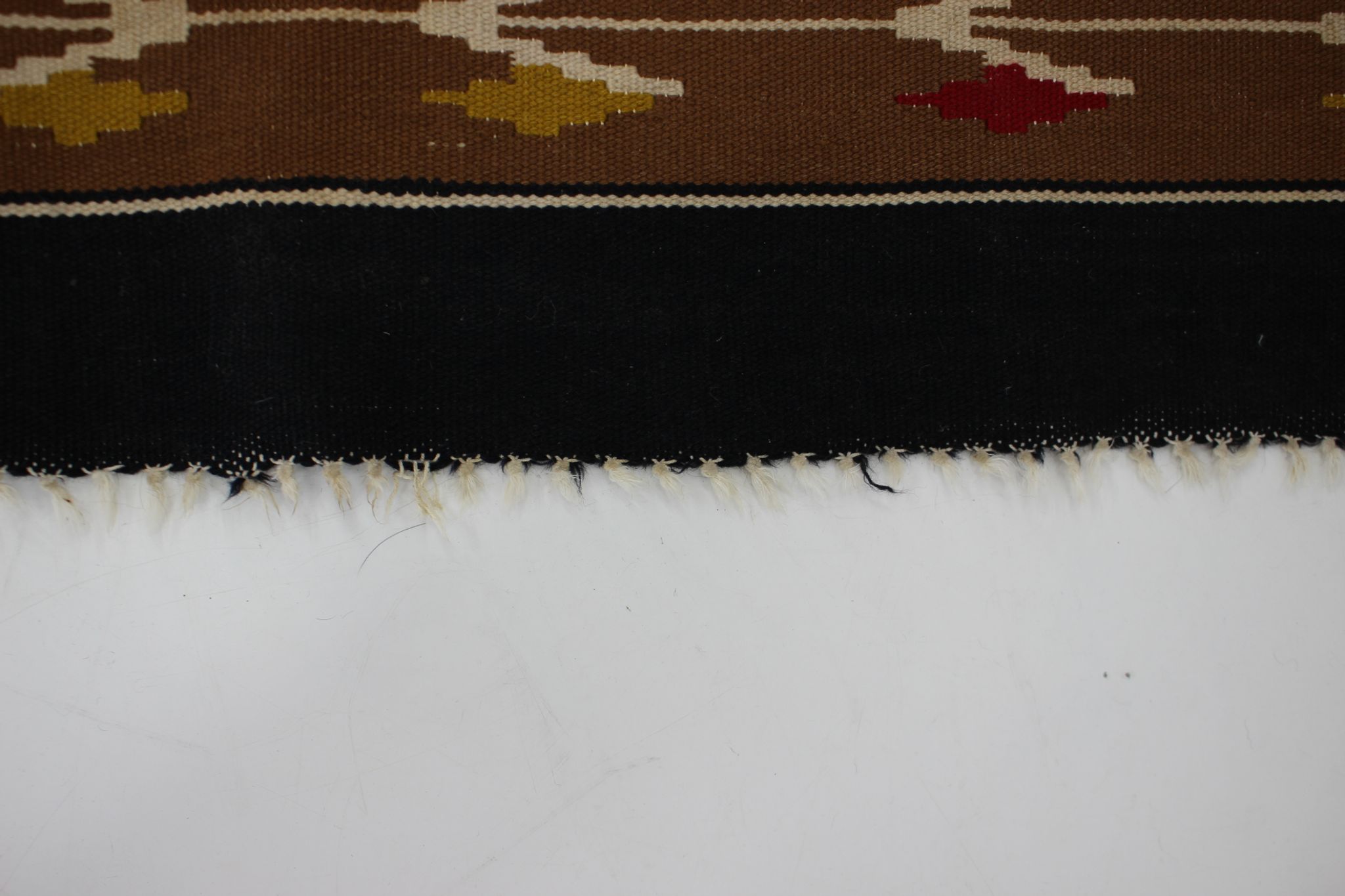 1960s Wool Kilim Carpet, Czechoslovakia