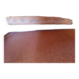 6 chaise regain orme massif et cuir epais