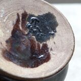Bouteille à saké céramique du Japon début XXème