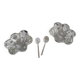 Daum crystal salt and pepper shakers