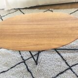 Vintage oval coffee table