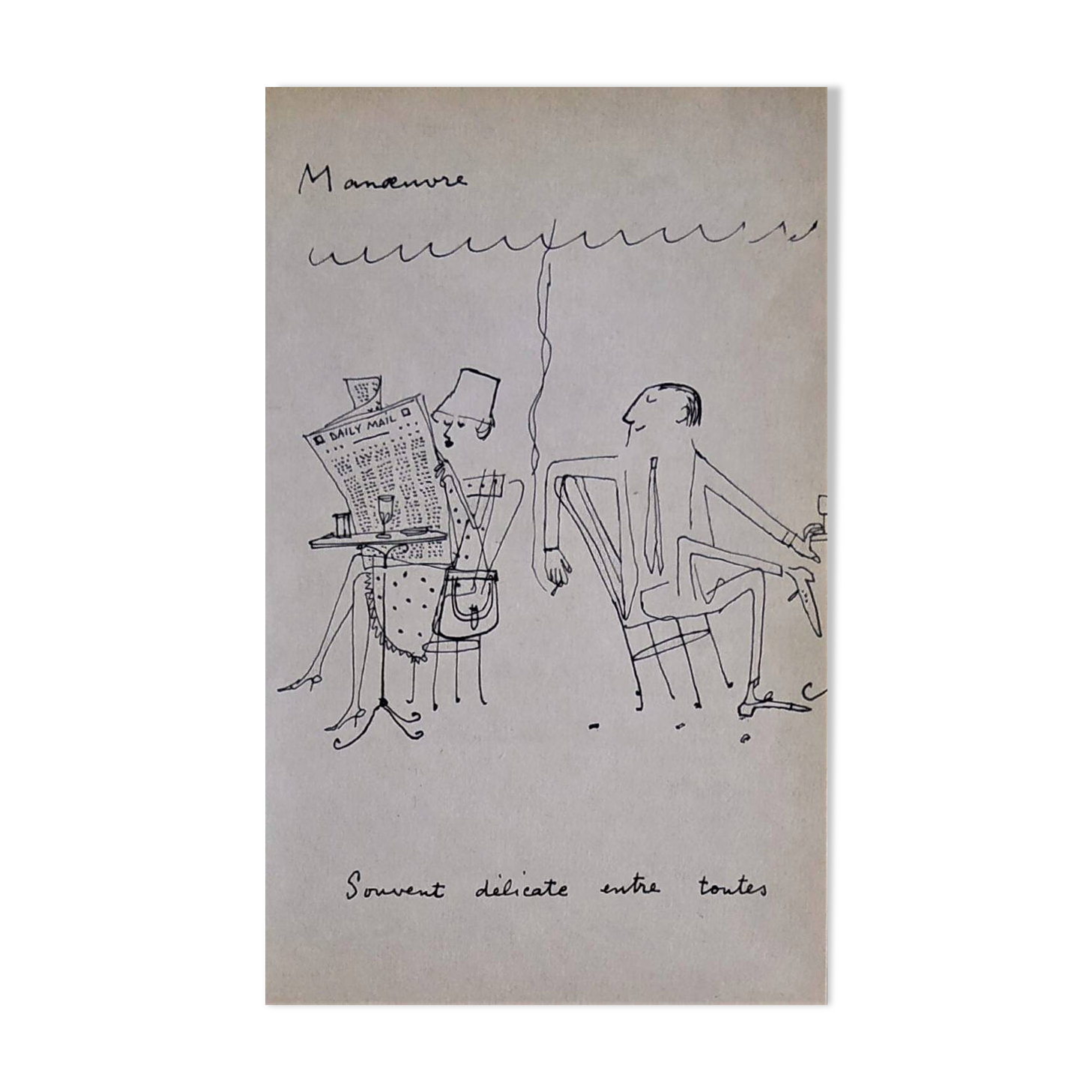 Daninos illustrations from 1962 "Manoeuvre"