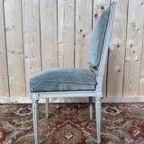 Suite de 6 chaises de style Louis XVI RINCK en bois réchampi