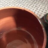 Glazed terracotta teapot