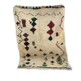 Handmade wool Berber rug 147 x 122 CM