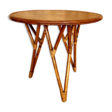 Vintage bamboo and rattan table from the 50s/60s