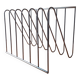 Porte revue ou vinyle - design acier chromé