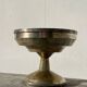Art Deco footed cup in silver metal
