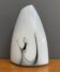 White and Green glass vase by Pomax Hom collection