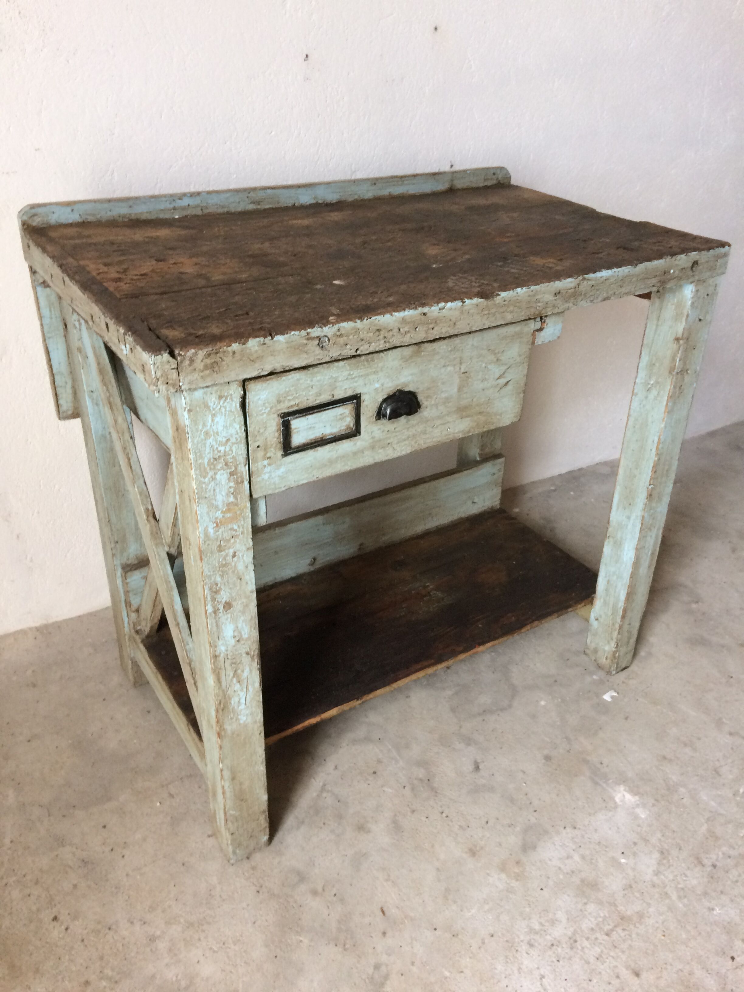 Wooden workbench
