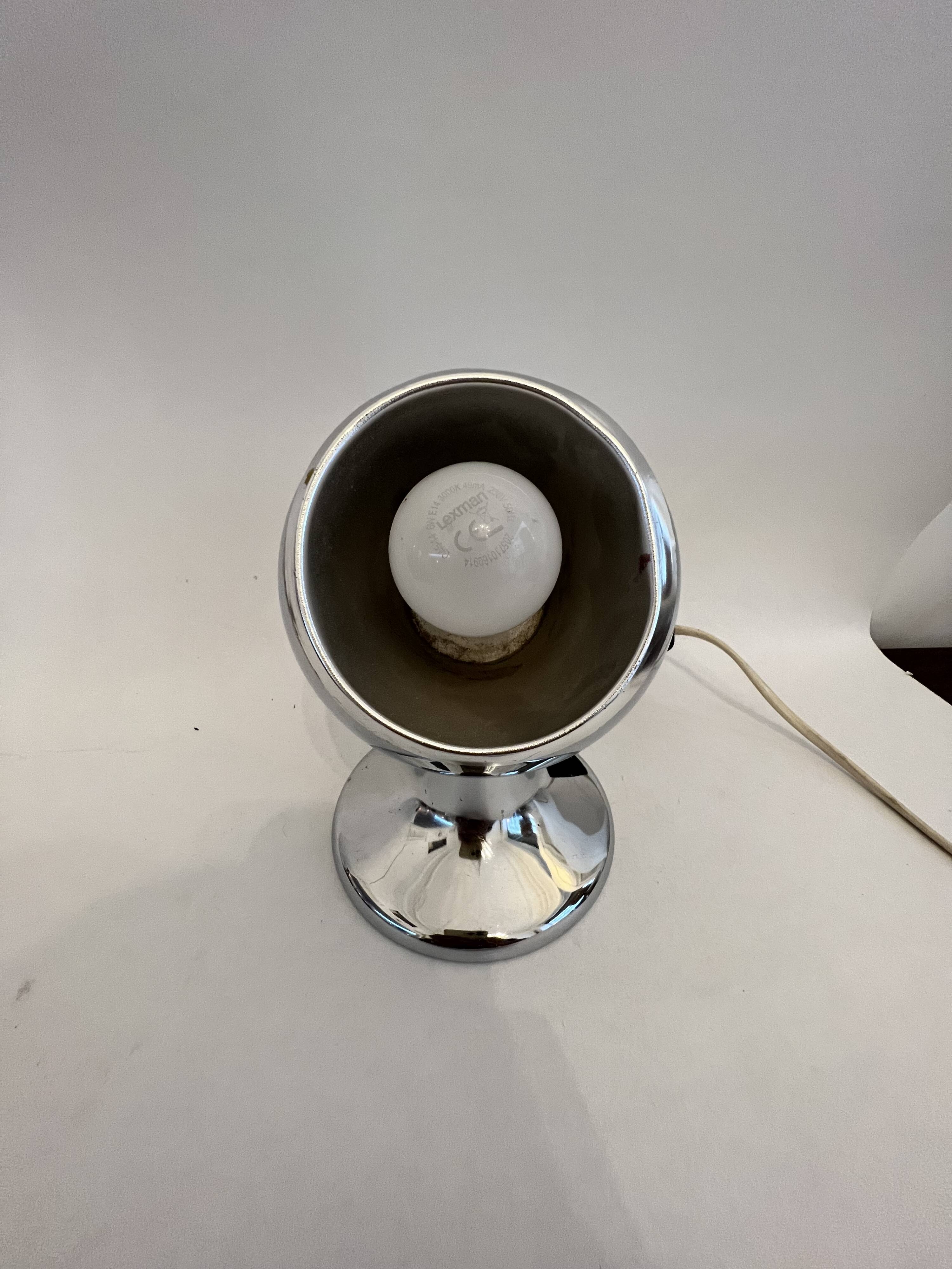 Table lamp design 1970 eyeball.