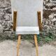 Set de 6 chaises blanches 1960
