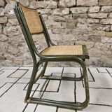 Breuer style bamboo cane chair 1980"