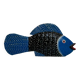 Painted wooden fish Bozo (Mali)