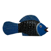 Painted wooden fish Bozo (Mali)