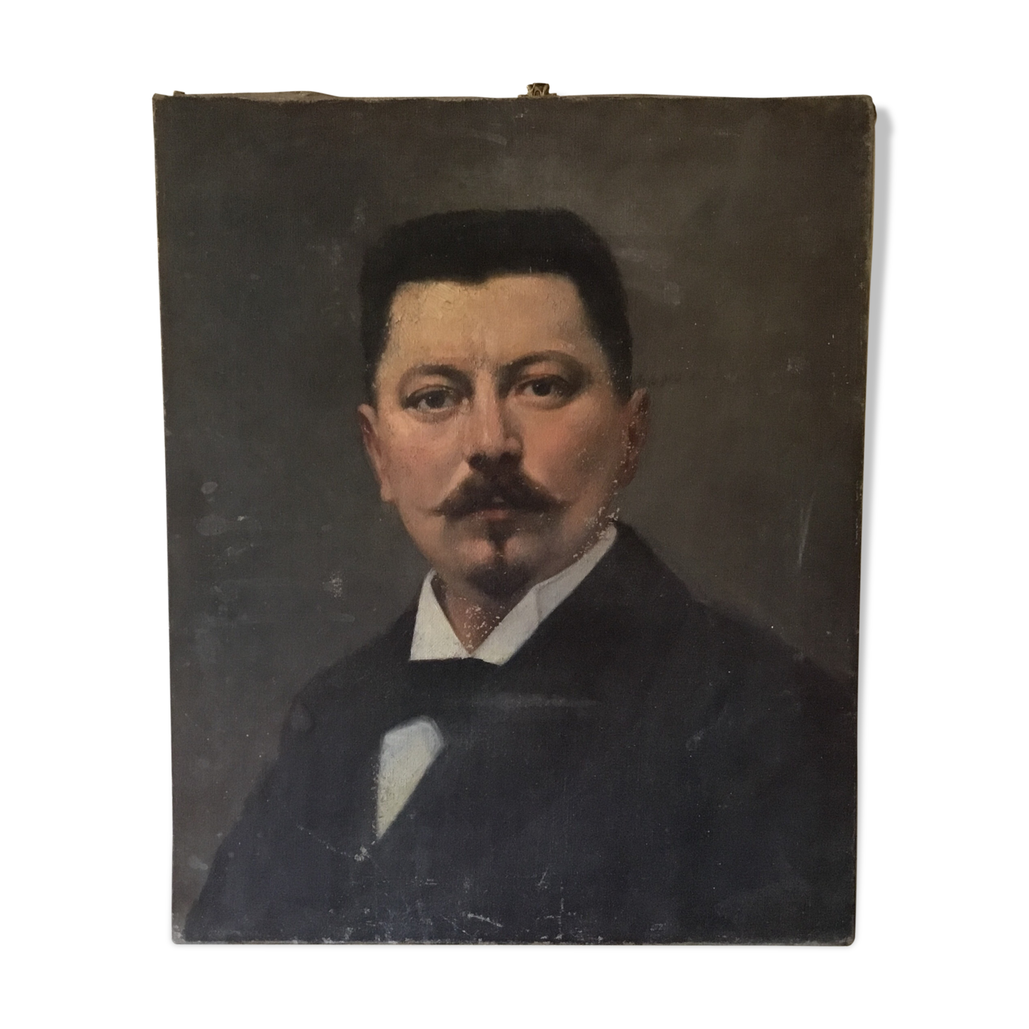 Portrait man with the mustache XIX