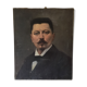 Portrait homme à la moustache XIXème