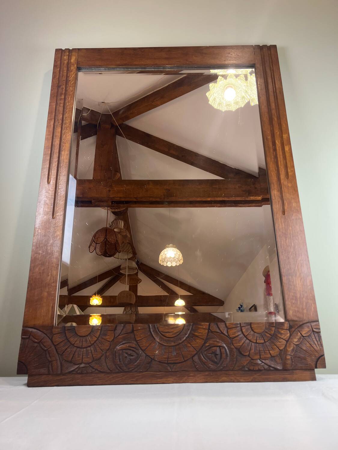 Large Art Deco mirror