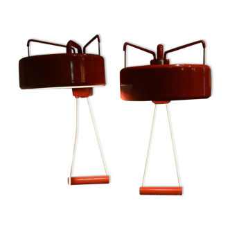 Pair of "Olympia" wall lamps