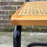 Set of 4 chairs Cesca B32 designed by Marcel Breuer design black frame