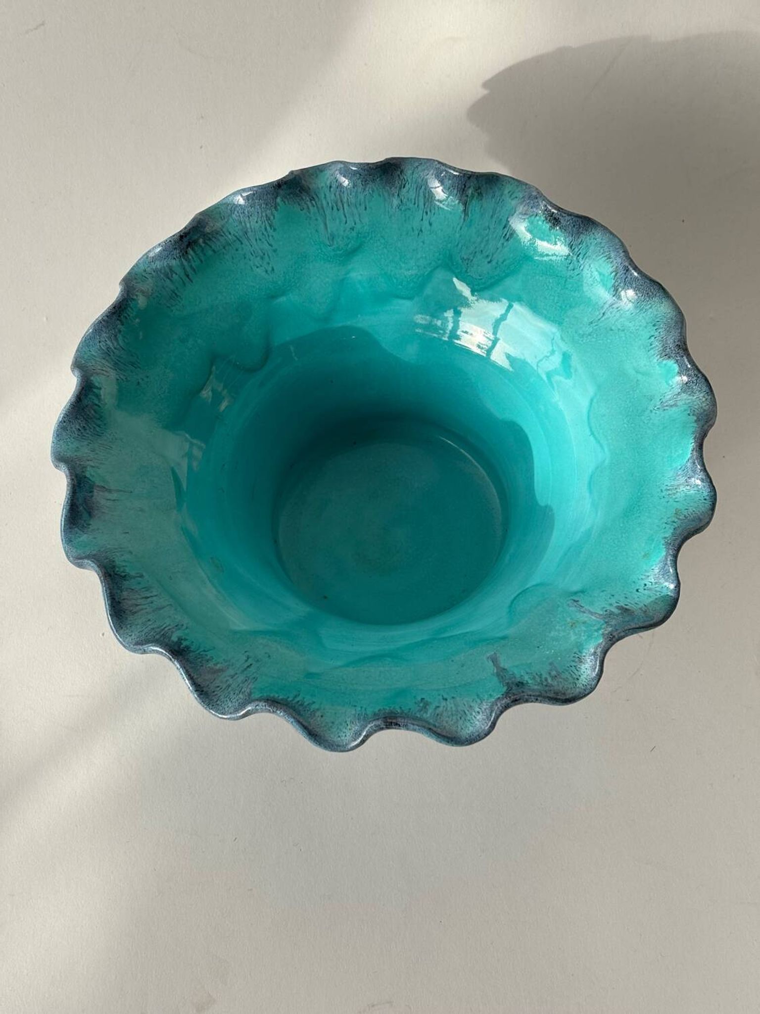 Coupe en céramique émaillée 1960
