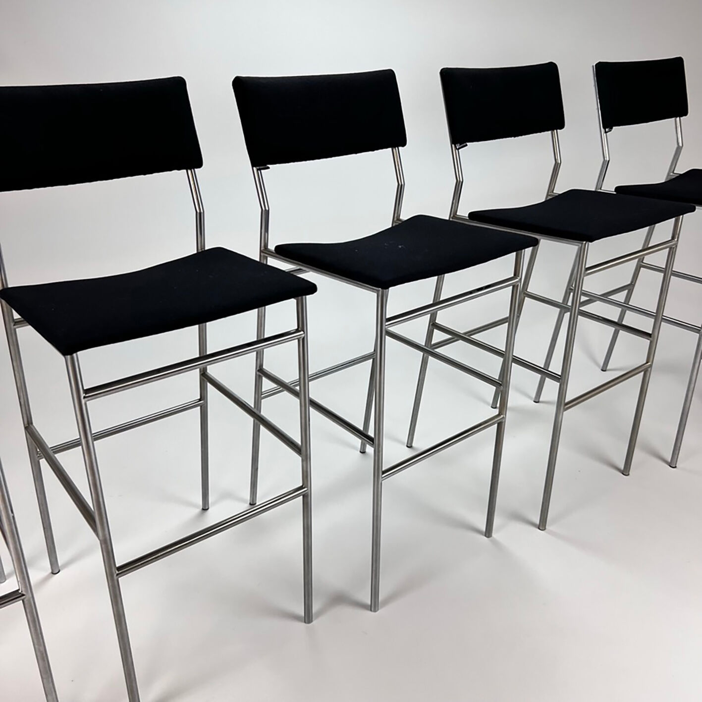 Ensemble de 5 tabourets de bar Spectrum, années 2000