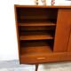 Buffet/commode en teck, Danemark années 60/70, vintage, milieu du siècle moderne