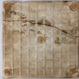 Gien old tile wall tiles decoration pheasant birds XIXth
