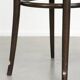 Ensemble de 2 chaises vintage originales design Thonet modèle Long John avec accoudoirs.