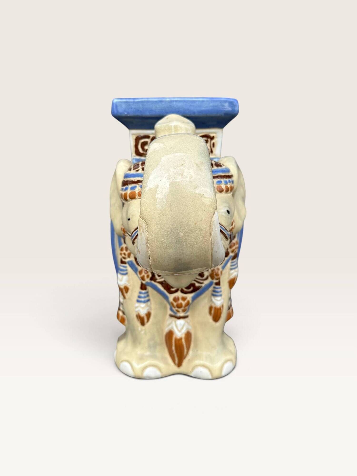 Elephant ceramic side table