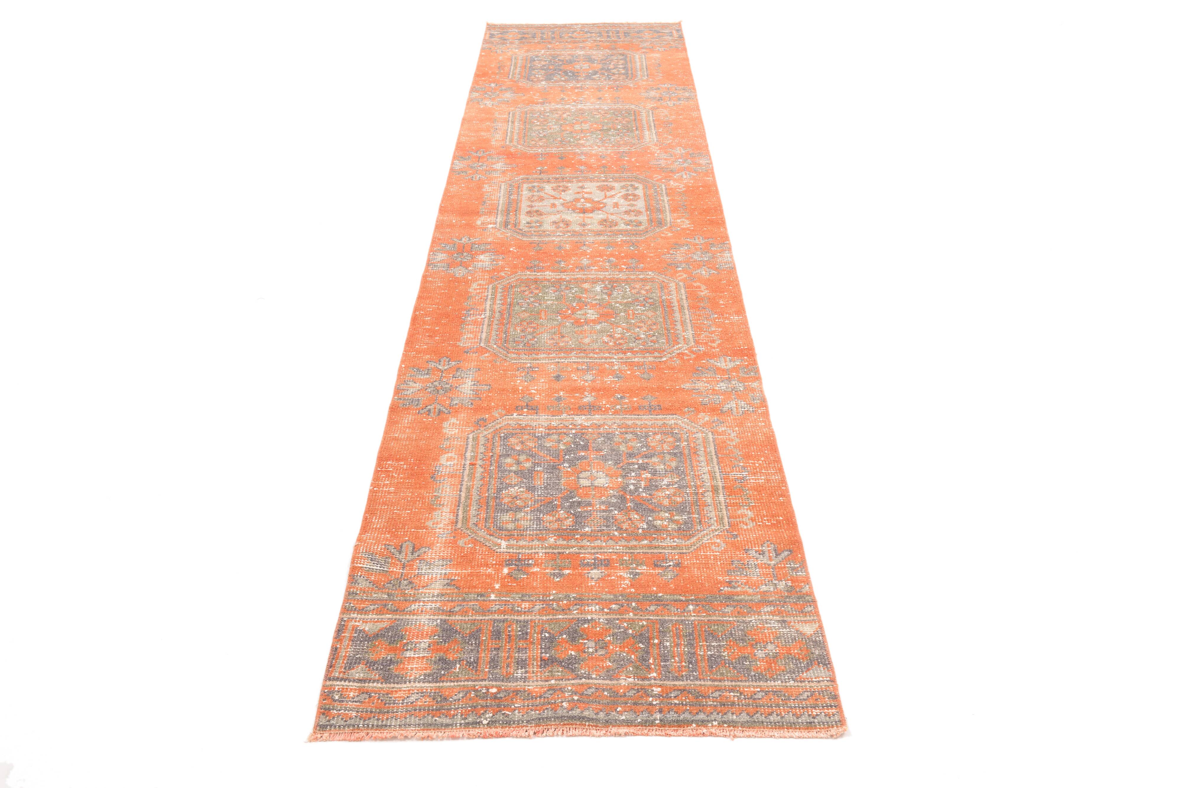 Tapis vintage turque, 75x357 cm
