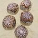 Set de 5 ronds de serviette coquillages