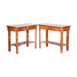 Pair of Art Deco side tables - 1920s Czechia