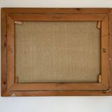 Vintage Modernists Oil On Canvas Landscape Painting by Nini Landgren 1950s