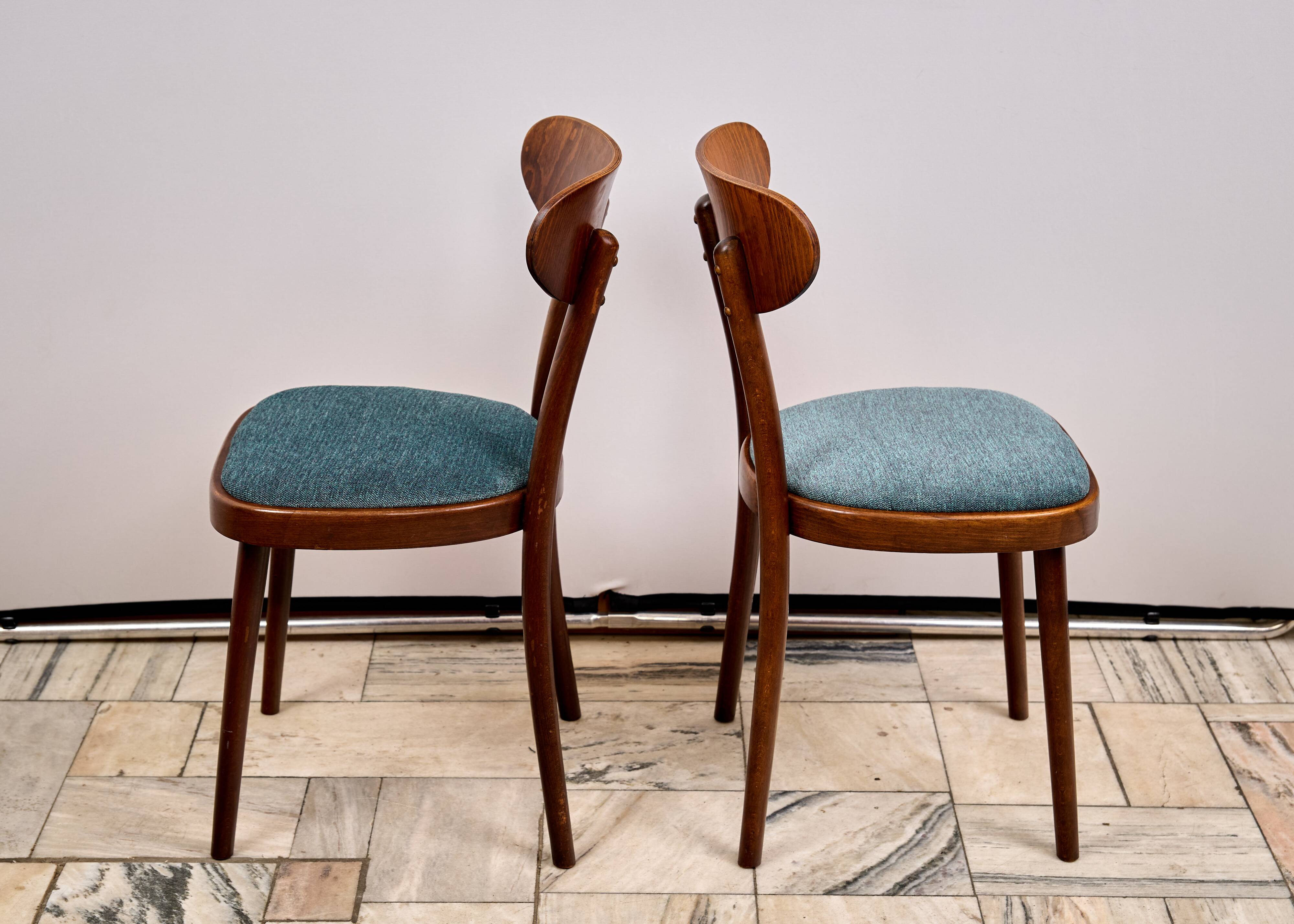 Set of 4 Dining Chairs, TON, 1960s, Czechoslovakia