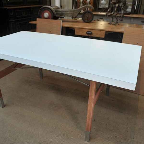 table manger 1960 à rallonges