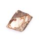 Empty pocket in beige brown carved stone, 1970s