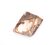 Empty pocket in beige brown carved stone, 1970s