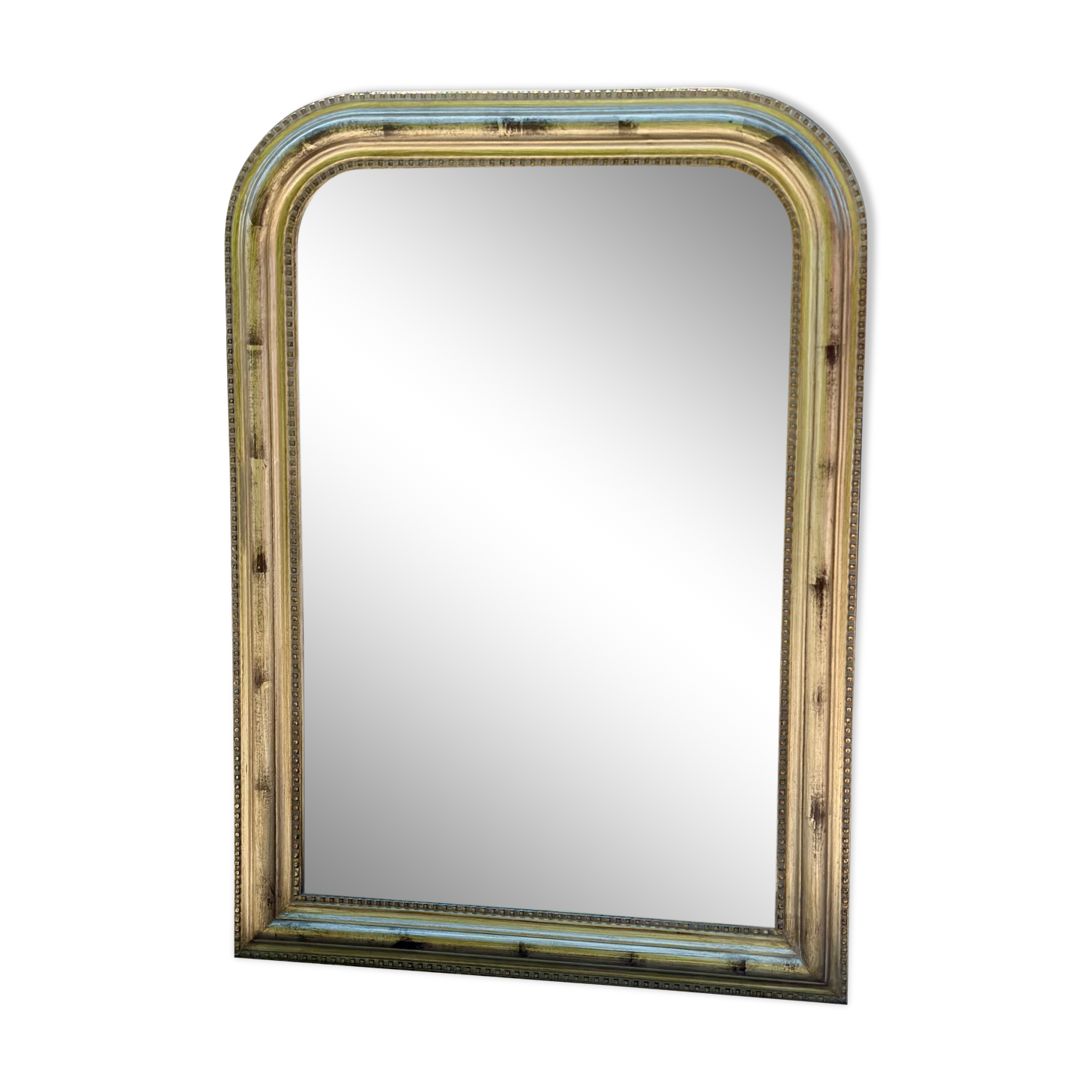 Louis Philippe style mirror in wood and gilded stuck 105,5x75cm
