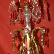 cage-style chandelier with 6 light arms from the early 20th century