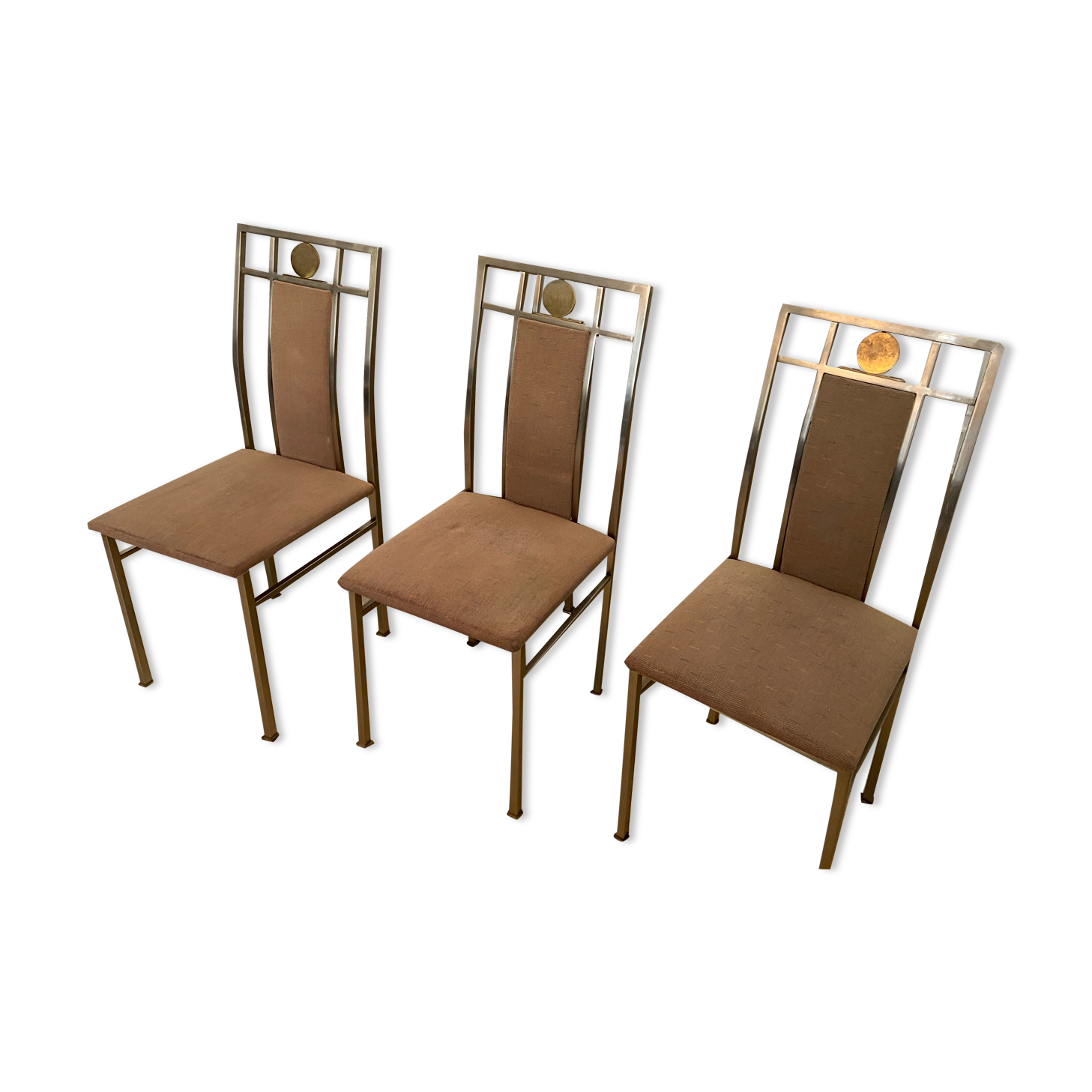 6 belgo Chrom chairs, 1980s