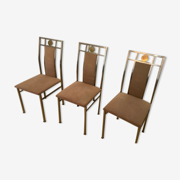 6 belgo Chrom chairs, 1980s