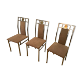 6 chaises Belgo Chrom, 1980s