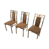 6 chaises Belgo Chrom, 1980s