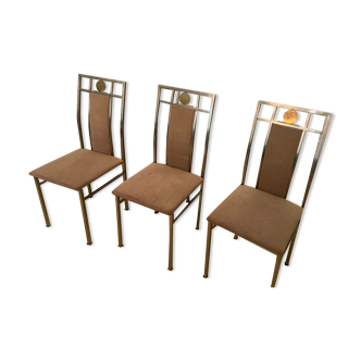 6 belgo Chrom chairs, 1980s