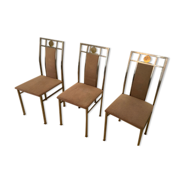 6 chaises Belgo Chrom, 1980s