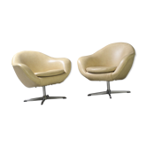 Pair of  cocktail chairs from the 60s