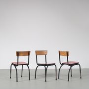 1950s children chair by Willy van der Meeren for Tubax, Belgium