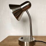 Flexible brushed steel desk lamp Kema Keur Germany vintage